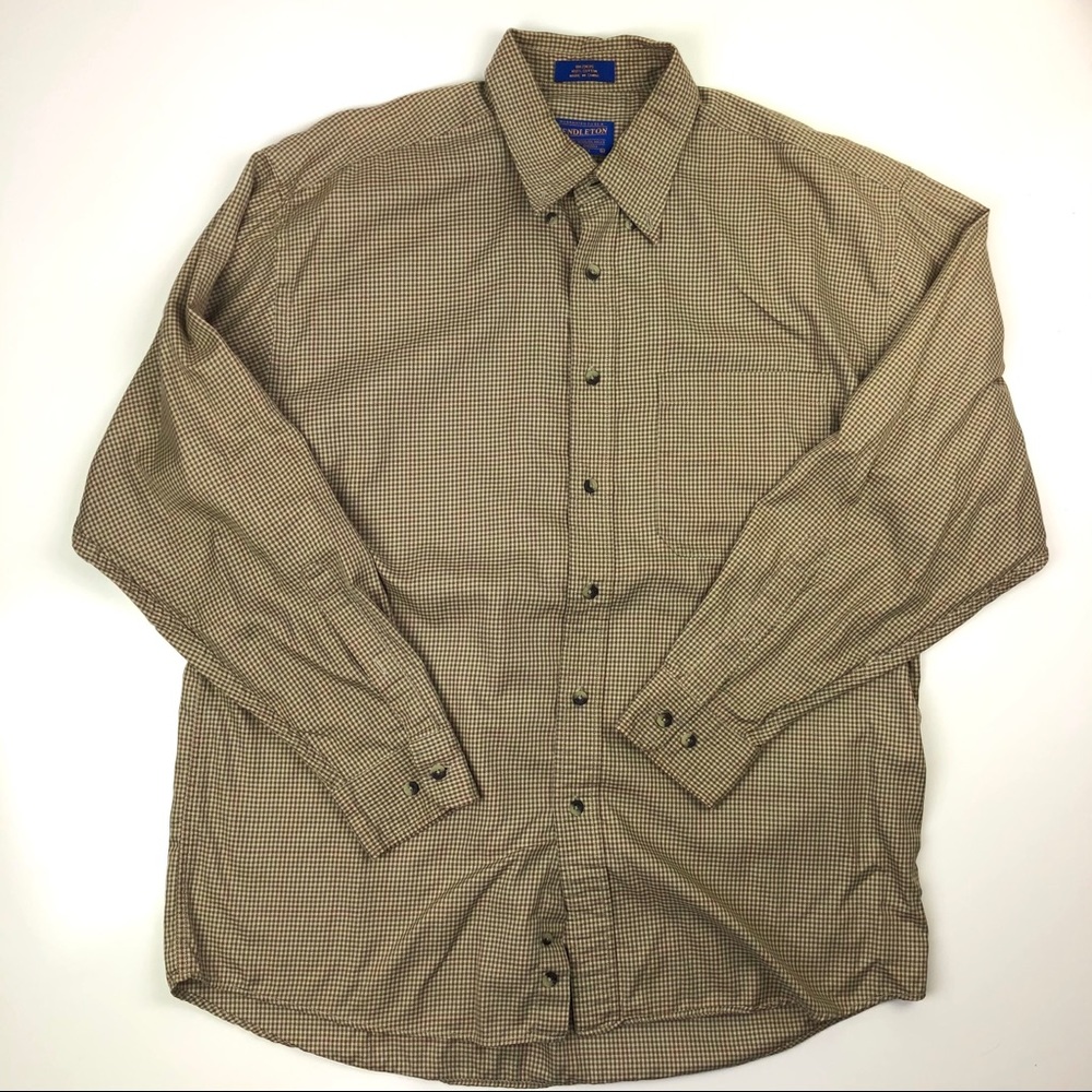 Pendleton Button Down Plaid Shirt - image 1